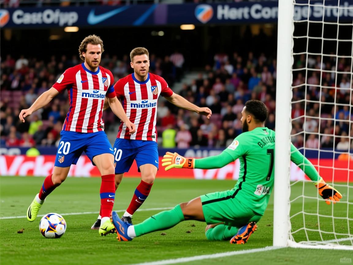 国王杯马竞3-2巴利阿里晋级，格列兹曼双响，穆索扑点  第2张