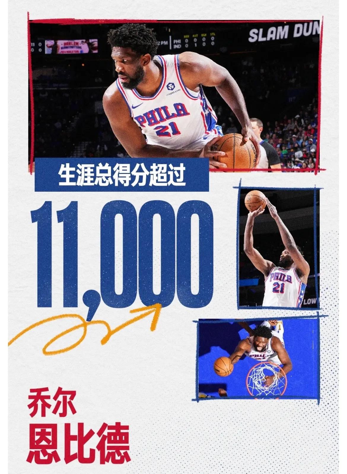 76人逆转大胜奇才：探花伤停4场复出15+6+4+3神将10分8抢断